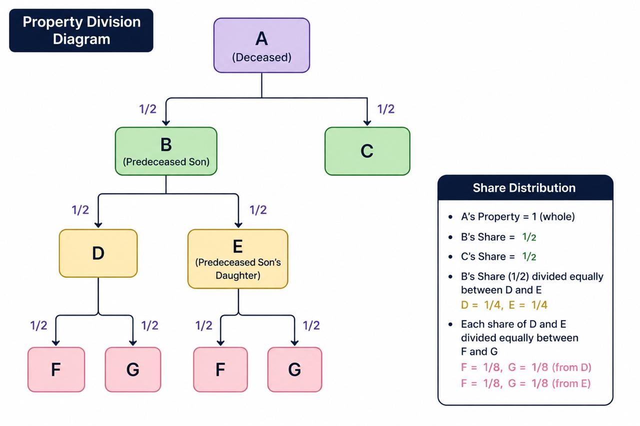 Abolition of Rules of Survivorship Illustration